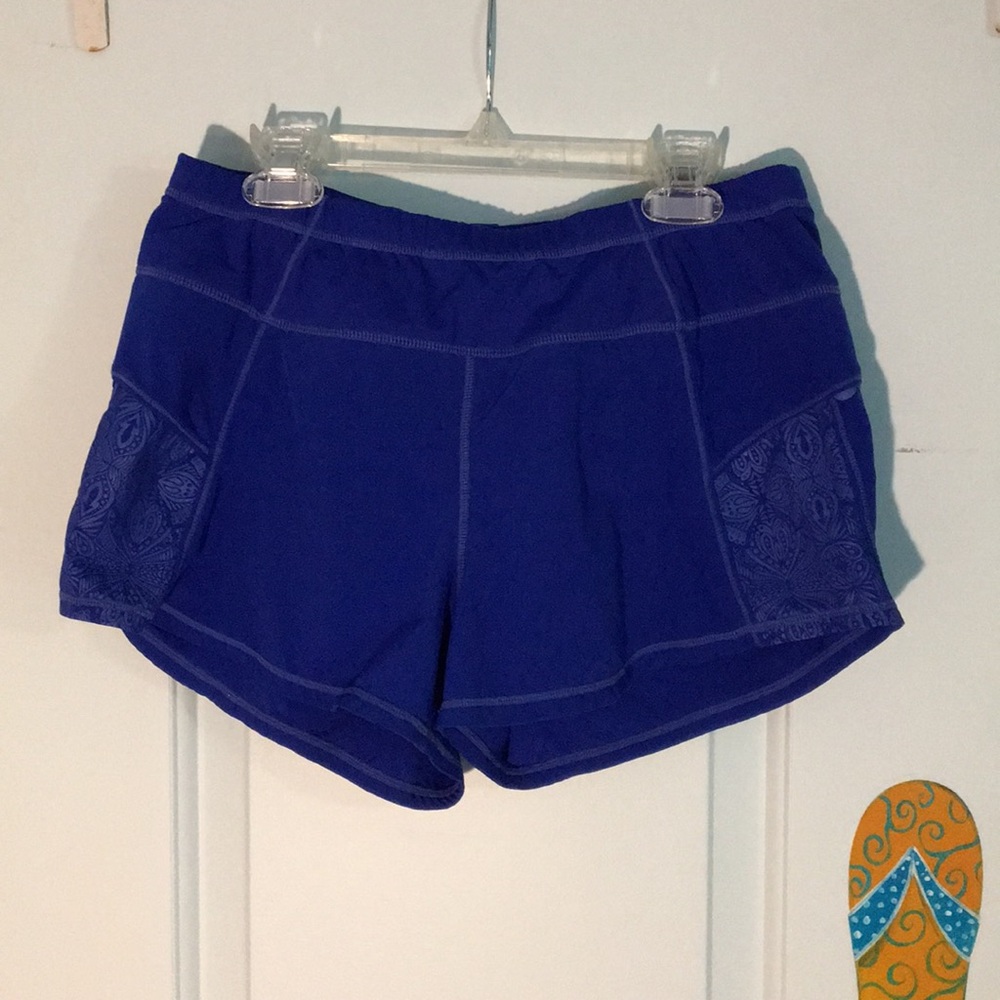 Blue Athleta shorts